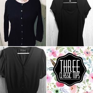 Three top bundle. Anne Klein, Michael KORS & WHBM.
